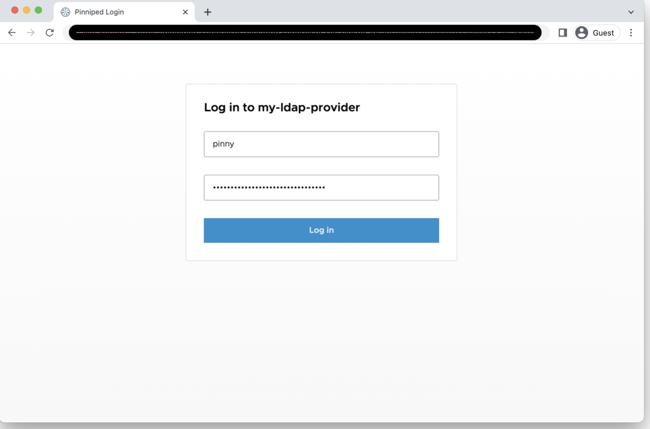 LDAP / ActiveDirectory UI for login